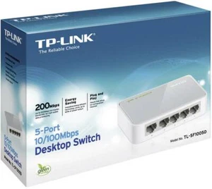 TP-LINK 5-Port 10/100Mbps Unmanaged Desktop Switch (TL-SF1005D) SK025 BB 11 - Picture 1 of 7
