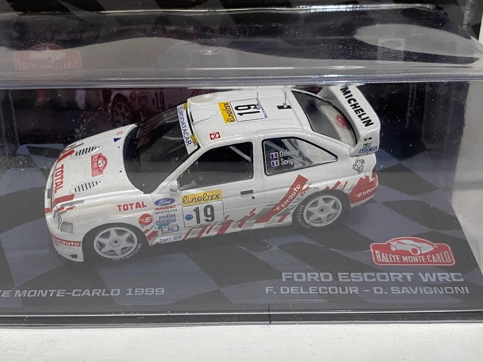 Ford Escort WRC F Delecour 1999 Rally Montecarlo 1:43 Ixo Altaya Diecast - Immagine 1 di 1
