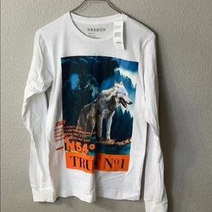 Lone Wolf Trust T-Shirt Herren Reason Brand Kurzarm Schwarz Tee Größe S - Bild 1 von 3