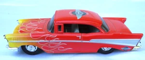 Chevrolet Ertle 1957 dos puertas techo rígido coche ruta 66 pintura llama raro suelto usado - Imagen 1 de 8