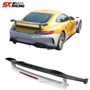 Half Carbon Fiber Rear Trunk Lip Spoiler Kits For 2016-2021 Benz GT GTC GTS GTR - Picture 1 of 7