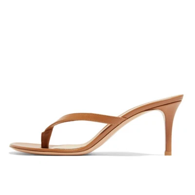 Zapatos para mujer Chanclas de gran tamaño Cuero Gatito Tacones Informales Sandalias de Verano Talla Foto 1 de 4