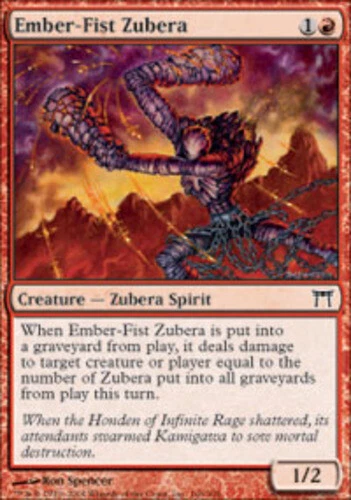 Champions of Kamigawa - Ember-Fist Zubera - Foil - Image 1 of 1