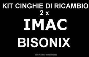 ★ KIT CINGHIE DI RICAMBIO 2 x PROIETTORE IMAC BISONIX S.8 + CINGHIA IN OMAGGIO★ - Photo 1/1