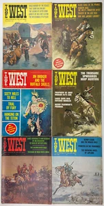 The West Magazine, Complete Vol 4, 1965-1966, Vintage Western History, Lot of 6 - Foto 1 di 24