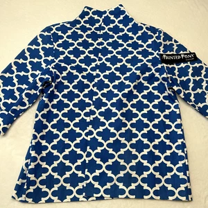 NEW & UNIQUE PONY JACKET USA XL ROYAL BLUE & WHITE RARE - Picture 1 of 10