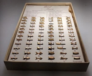 Original Vintage Initialen Personalisierung verschiedene Alphabet Plaketten von Anson - Bild 1 von 3