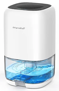 Deshumidificador pequeño de 35 OZ para el hogar, apagado automático silencioso para dormitorio, baño, autocaravana - Imagen 1 de 11