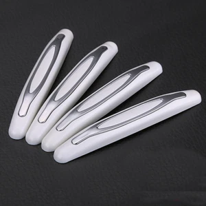 4pcs Car Door Edge Guard Bumper Anti-Scratch Protector Molding Strip White - Picture 1 of 6