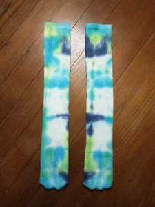 Handgefertigte maßgeschneiderte Batik Unisex Crew-Socken Größe 6-12 - Bild 1 von 2
