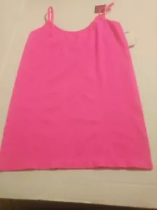 POOF WOMEN JUNIOR PINK STRETCH TOP SIZE MEDIUM/LARGE - Picture 1 of 2
