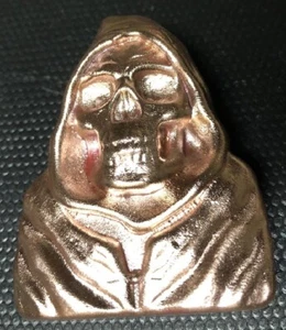 7+ oz Hand Poured Grim Reaper - 999 Fine - Art Collectible Copper Bullion - Picture 1 of 1