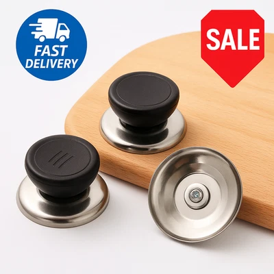Universal Pan Lid Handle Knob Replacement Grip for Glass Steel Cookware - Image 1 of 4