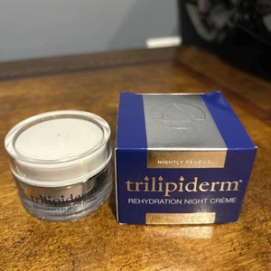 Trilipiderm Rehydration Night Crème .5oz Travel Size Nightly Renewal Sealed - Picture 1 of 4