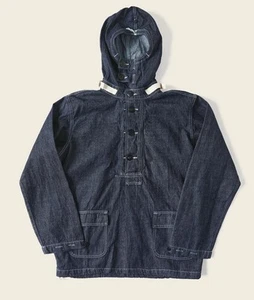 USN Denim Dungaree Gunner Smock Bronson Mfg. Co. Size 42 XL 100% Cotton - Picture 1 of 24