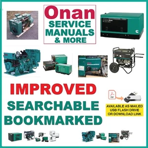 Onan MDKC GenSet Service, Parts, Operator's Manuals & More USB Flash Drive or DL - Picture 1 of 15