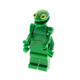 1x Lego Minifigure Space Police 3 Alien Frenzy Torso Green 5971 85946pb01 sp091