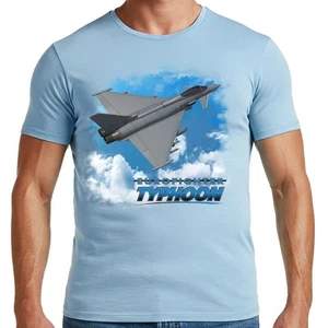 Taifun Eurofighter In The Clouds hellblaues Shirt für Erwachsene - Bild 1 von 1