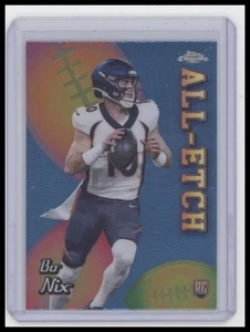 2024 Topps cromo #CAE-BN Bo Nix cromo refractor todo grabado - Imagen 1 de 1