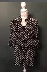 NWT Black Elephant Blouse, size M, boutique, FREE SHIPPING , BAMA game day - Picture 1 of 1