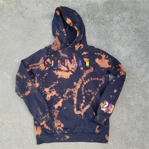 Vintage Nike Jordan Custom Bleach-dyed Hoodie - Bild 1 von 5