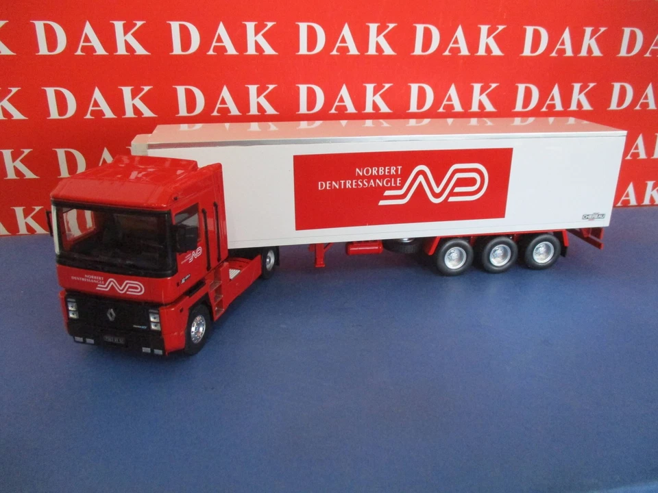 Die cast 1/43 Modellino Camion Truck Renault Magnum AE 420ti Dentressangle Odeon - Immagine 1 di 4