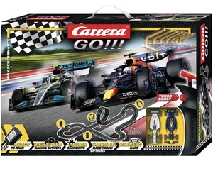 Carrera Go Slot Car Set Red Bull e Mercedes Max Performance - Vedi Descrizione  - Foto 1 di 2