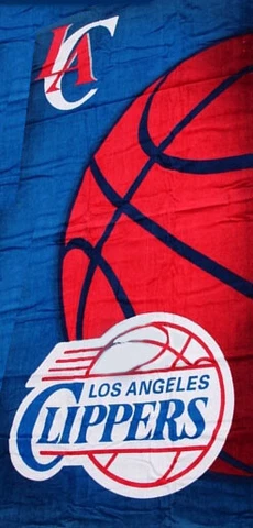 NBA Los Angeles LA Clippers Beach Towel 30x60 Cover