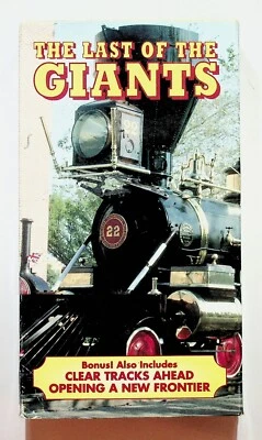 Train Railroad The Last Of The Giants Big Boy Steam Engine VHS Video Tape Foto 1 de 2