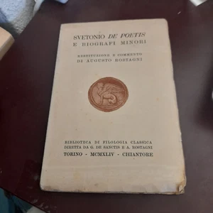 svetonio de poetis e biografi minori 1964 ed chiantore A8 - Foto 1 di 4