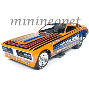 AUTOWORLD AW1161 1971 DODGE CHARGER TOM HOOVER WHITE BEAR NHRA FUNNY CAR 1/18 OR - Picture 1 of 2