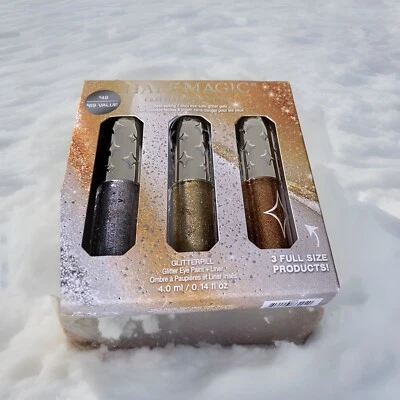 Half Magic Glitterphoria Trio , Lidschatten & Eyeliner, Glitzer-Trio, Neu (5) - Bild 1 von 2