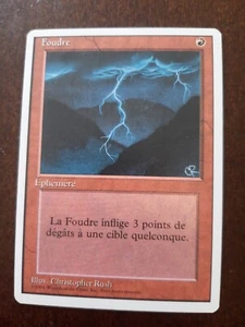 MTG 1 x Lightning Bolt - Revised - French - Picture 1 of 2