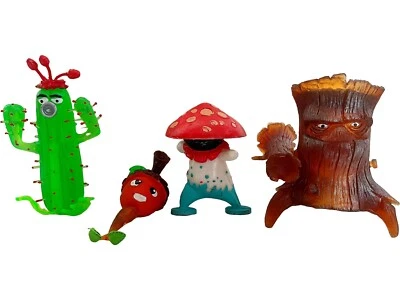 Pack Of 4 Plants Vs Zombies Figures 4” Mexican Bootleg action figure Mexico - Image 1 of 4