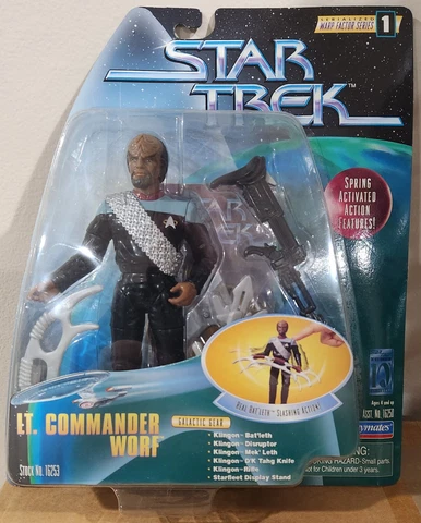 Playmates Star Trek Deep Space Nine & First Contact Lt Commander Worf Cover