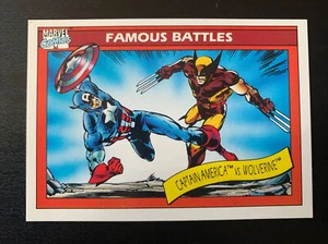1990 Marvel Comics #115 batallas famosas capitán américa vs. Wolverine - Imagen 1 de 2