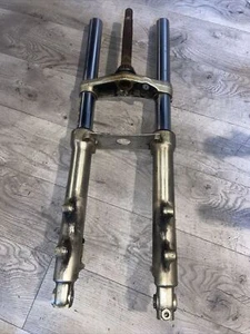 86-88 Suzuki GSXR750 1986 HORQUILLAS DELANTERAS JUEGO SUSPENSIÓN AMORTIGUADOR PAR - Imagen 1 de 7