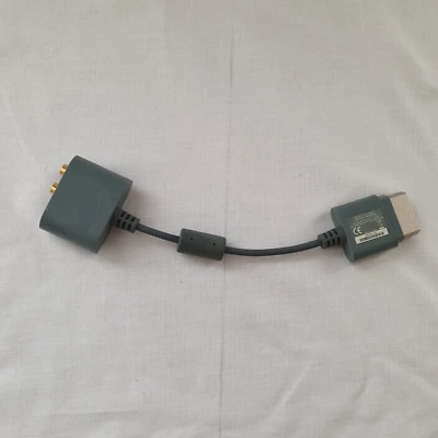 Genuine Microsoft Xbox 360 RCA / optical Audio Adapter X808221-002 - Image 1 of 4