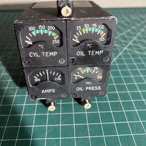 Beechcraft Instrument Cluster 36-380021-1 Iu305-002 - Picture 1 of 9
