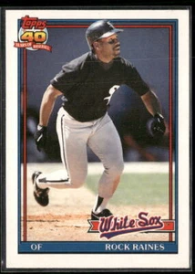 1991 Topps Traded #94T Rock Raines - Picture 1 of 2