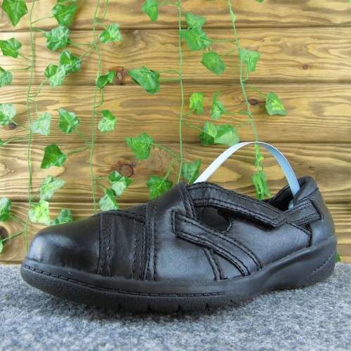 Scarpe basse donna Clarks nere slip on in pelle taglia 6 5 Medium