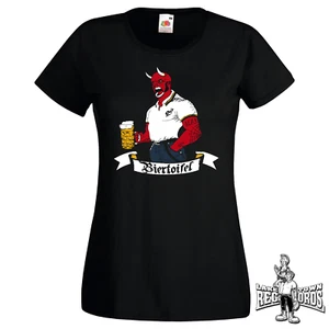 BIERTOIFEL - LOGO Girly Shirt NEU S-XXL Skinhead Oi! Punk Bandshirt 4 Promille - Bild 1 von 2