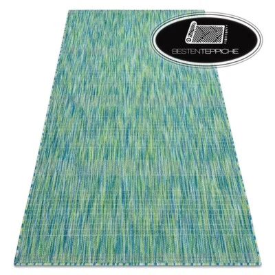 Modern Original Sisal Carpet Fisy Stripes Blend Blue Despicable Me To Clean - Image 1 of 4