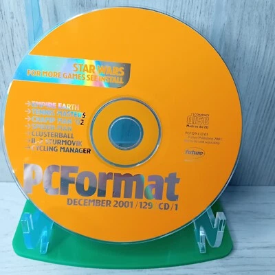 PC FORMAT DEMO 129 DEC 2001 CD 1 PC CD ROM - RARE RETRO SOFTWARE - Image 1 of 2