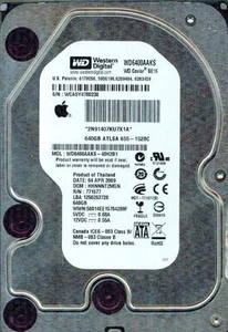 WD6400AAKS-40H2B1 DCM: HHNNNT2MGN WESTERN DIGITAL SATA 640 GB - Picture 1 of 1