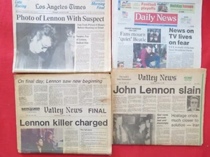 DEC. 9, 10 1980  JOHN LENNON SLAIN/12/10 SUSPECT/ DEC 1, 01 GEORGE HARRISON DIES - Picture 1 of 24