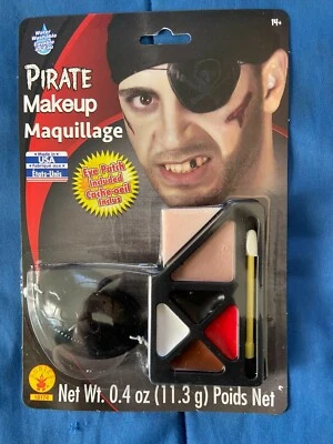 Pirate Make-Up Kit W/Eye Patch *NEW* mm1 - Image 1 of 3
