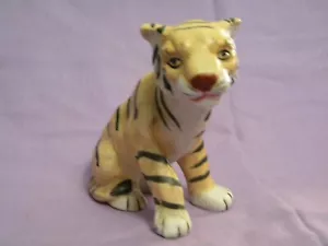 Tigre in ceramica dipinta a mano vintage fatta in Germania - Foto 1 di 6