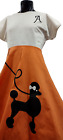 Robe caniche XXL années 1950 graisse style rétro Laverne & Shirley 36 pouces taille.