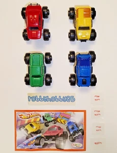 KINDER GRANSORPRESA MINI 2012 SERIE COMPLETA HOT WHEELS DC-2-5 - DC-2-8 + 4 BPZ - Picture 1 of 1